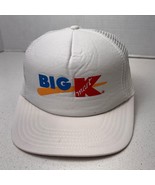 Big Kmart Trucker Hat Vintage Snapback Mesh Hat Adjustable White - $24.99