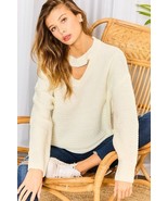 Women&#39;s Chocker Neck Oversize Sweater - €26,75 EUR