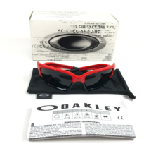 Oakley Sunglasses Split Jacket OO9099-05 Infra Red Polished Black w/ Gra... - $296.99