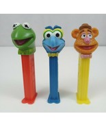 Vintage Lot of 3 Muppets Pez Dispensers Gonzo, Kermit, &amp; Fozzy - $13.52 CAD