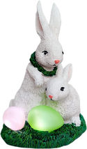 Rabbit Garden Decor Statues Outdoor Patio Angel Art Lawn Yard Décor Housewarming - £32.43 GBP