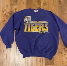 Vintage LSU Tigers Louisiana State University Sweatshirt Sweater Size XX... - £40.24 GBP