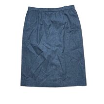 Vintage Pendleton Womens 16 Classic Virgin Wool Midi Skirt Gray USA 32&quot; ... - $25.00