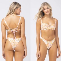 L*Space Swimwear What In Carnation &#39;camellia&#39; Underwire Demi Bikini Top (Xl) - £88.47 GBP