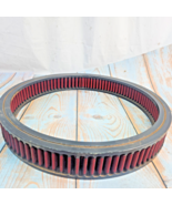 For GM Ford Mopar Red 14x2 Round Air Filter Element Reusable Washable Co... - $54.19 CAD