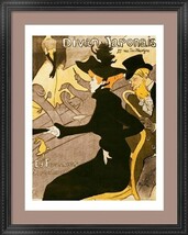Toulouse Lautrec Le Devan Japonais 1892 Framed Advertising Poster Art Print - $329.00