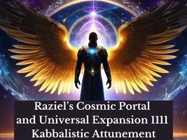 Raziel&#39;s Cosmic Portal and Universal Expansion 1111 Kabbalistic Attunement - £18.82 GBP