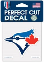 MLB Toronto Blue Jays Logo 4&quot;x4&quot; Ultra Perfect Cut Decal Single WinCraft - £7.29 GBP