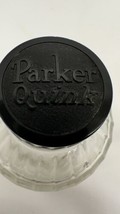 Vintage Parker Quink 2 Ounce Glass Ink Bottle - £24.89 GBP