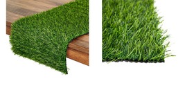 Faux Grass Table Runner for Table, Birthday Party Decor 14 x 48-Inches  - £31.89 GBP