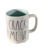 Rae Dunn Artisan Collection &quot;Crack Me Up&quot; Blue Interior Coffee Mug NWT - $271.61 MXN