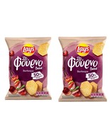 5 Pack Greek Lays Oven Baked Barbeque Flavour Chips FREE SHIP 5X105g - £45.21 GBP