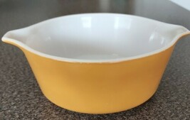 Pyrex ~ 1.5 Pint ~ 6.25&quot; Bowl ~ Ovenware ~ Harvest Gold ~ #472 ~ Made in... - $50.00
