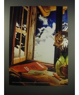 1990 SwissAir Airlines and American Express Card Ad - Greatest Ski Lift - £14.52 GBP