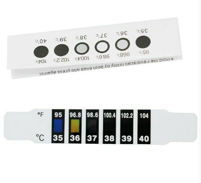 20 x Forehead thermometers for Baby/Child/Adults - Strip Thermometers