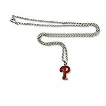 MLB Philadelphia Phillies Logo Pendant Necklace - $312.44 MXN