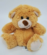 Genich Bear Orange Brown Sitting 8&quot; Plush Stuffed Animal Lovey Toy B305 - £9.36 GBP