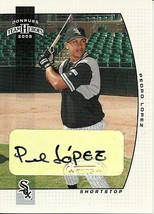 2005 Donruss Team Heroes Autographs Pedro Lopez 359 White Sox  - £3.13 GBP