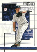 2004 Donruss Timelines Mike Mussina 34 Yankees - £0.78 GBP