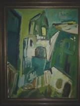 Vintage 1962 Abstract Impasto Oil Painting, Mordechai Mittlepunkt, 64 x 50.5 cm - £379.00 GBP