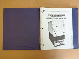 Flourocarbon Mini-Classic Rinser/Dryer Operations Manual - $17.41