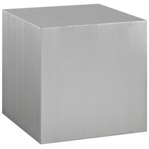 Modway Cast Contemporary Modern Cube Stainless Steel Side Table - $269.46