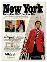Singer Golden Touch &amp; Sew Machine New York Vintage 1972 Full-Page Magazine Ad - £7.62 GBP