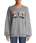 Wound Up Brand ~ &quot;No Plans Is My Plan&quot; Sweatshirt ~ Grey ~ Juniors&#39; Size XS - $22.44