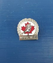 Vintage Hockey Tournament Lapel Pin - Exact Tournament Unknown - Great Graphic - £9.61 GBP