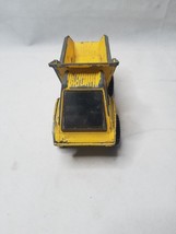 Vintage 1975 Gabriel Ind. Construction Dump Truck Yellow Die Cast Metal V11 - £7.76 GBP