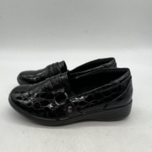 Easy Street Women’s Wedge Black Slip On Shoes Size 6.5 M  - £13.85 GBP