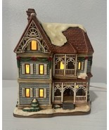 Lefton SPRINGFIELD HOUSE Colonial Christmas Village 00989 Holiday 1993 W... - $79.43