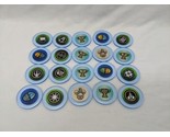 Lot Of (20) Plastic Board Game Poker Chip Acessories Spy Skull Trophy - £23.35 GBP
