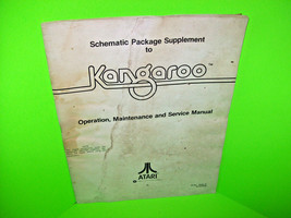 KANGAROO Original 1982 Video Arcade Game Schematic Package Manual Only - £18.26 GBP
