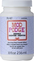 Mod Podge One-Step Crackle Medium 8oz- - £23.95 GBP