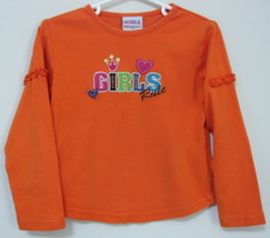 Toddler Girls Oke Dokie Orange Long Sleeve Top Size 4T - £4.01 GBP