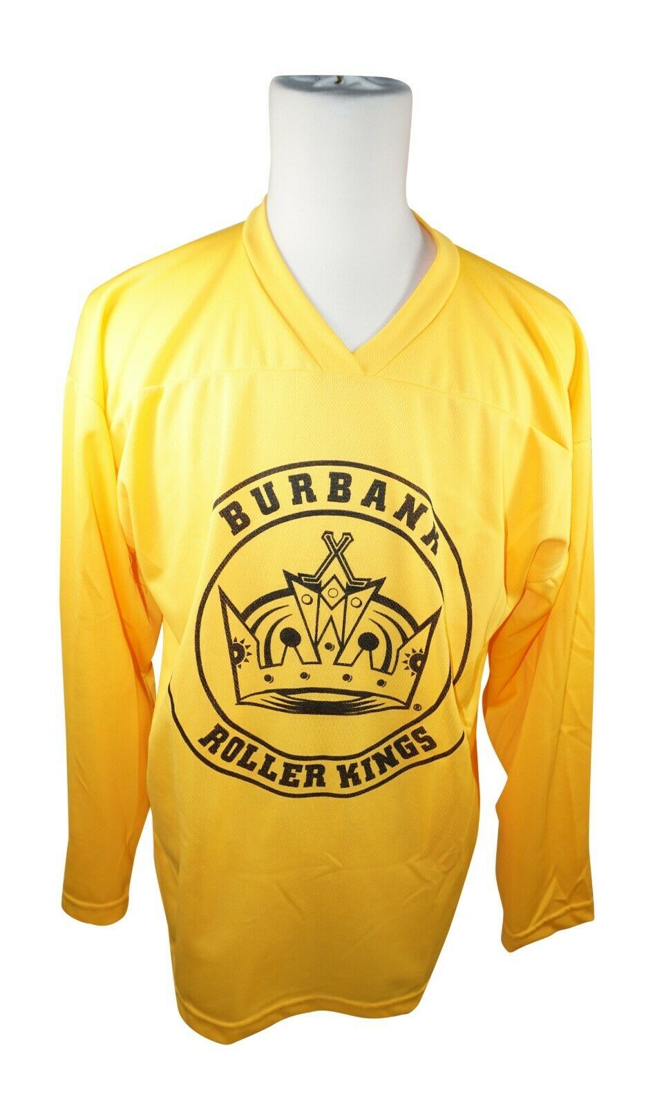 Primary image for XTREME BASICS SR S BURBANK HOCKEY YELLOW JERSEY #73 ADULT SMALL ICE ROLLER USED