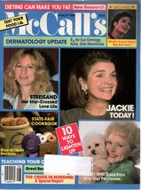 McCall&#39;s Magazine AUGUST 1988 Jackie O, Betty White, Barbara Streisand - £1.38 GBP