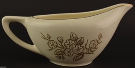 Knowles Apple Blossom Pattern Creamer Vintage China Tableware Dinnerware Gold - £6.26 GBP