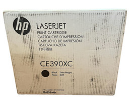 Genuine HP 90X Black (CE390XC) LaserJet Toner Cartridge - Factory Sealed - $130.89