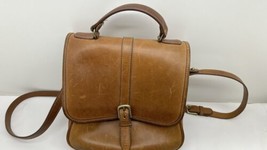 Vtg G.H. Bass &amp; Co. Womens Crossbody Bag Leather  - £23.35 GBP