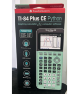 Texas Instruments Ti-84 Plus CE Python Graphing Calculator Mint Green / ... - $2,427.38 MXN