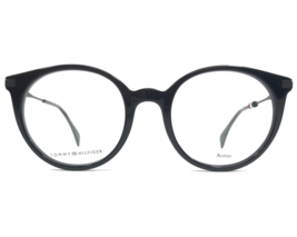 Tommy Hilfiger Eyeglasses Frames TH 1475 807 Black Round Full Rim 50-21-145 - $44.54