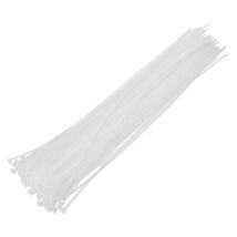 MECCANIXITY 3/16x18in Nylon Cable Zip Ties Self-Locking White 100pcs - €9,85 EUR