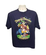 Disney Dreams Florida Goofys Vacation Adult Large Blue TShirt - $17.82