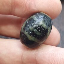 Antiguo patrón único tibetano ojo ágata piedra Dzi Bead Amulet #42 - $39.31