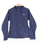 The North Face Jacket Women&#39;s Lightweight Water-Resident Blue Hooded Spr... - £29.59 GBP
