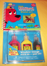 Clifford Craft Kit Paint Klutz Window Art Big Red Dog Activity Book Toy Fun Set - $9.49