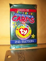 Ty Beanies Trading Card Set Babies Series III 2nd Edition Toy Green Foil Pack - £3.70 GBP