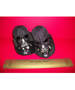 Star Wars Baby Clothes 9/10 Medium Toddler Slippers Shoes Darth Vader Fo... - £9.68 GBP